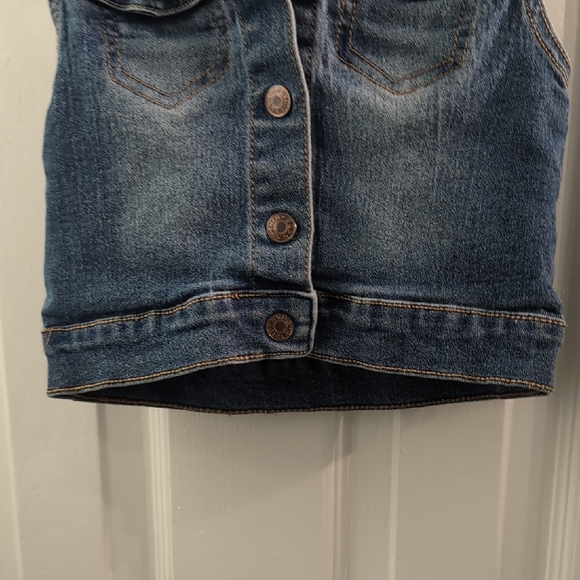 BCBGirls Classic Blue Denim Vest - Picture 5 of 9